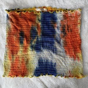Tie Dye tube top, size medium